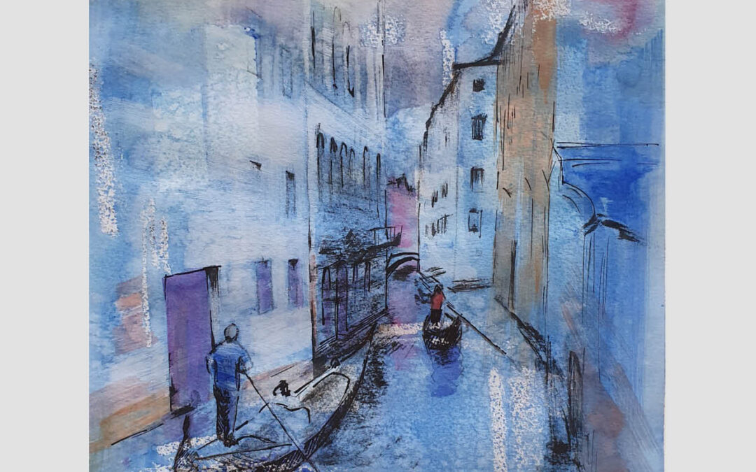 RÊVER VENISE – Aquarelle & Mix Médias