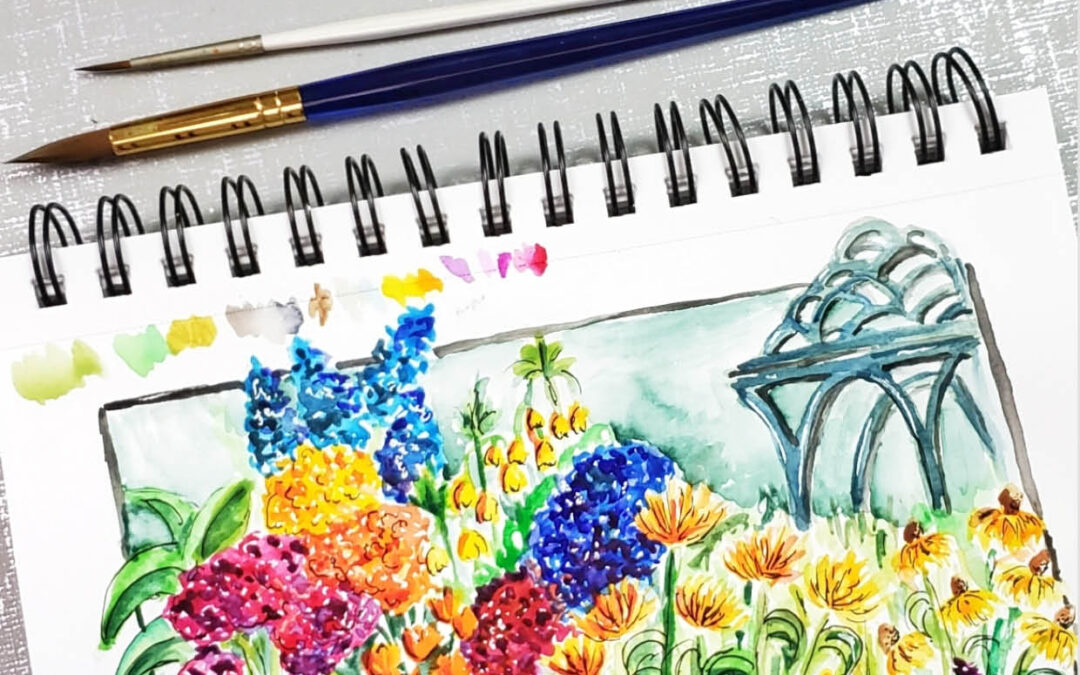 CROQUIS AU JARDIN – Croquis & aquarelle au Jardin Botanique